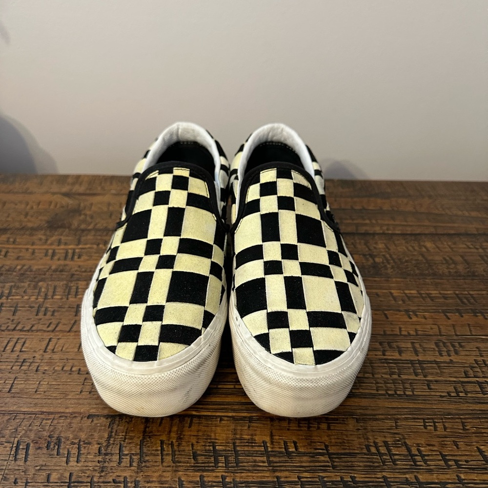 Vans Checkered Slip-On Platform Sneakers